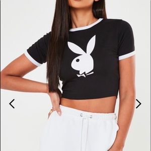 Missguided Playboy Top